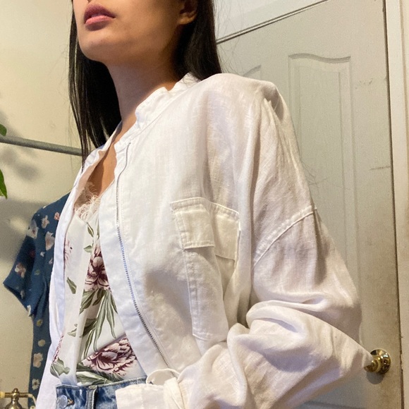 SOLD (xchange )100% LINEN JACKET - Picture 14 of 16